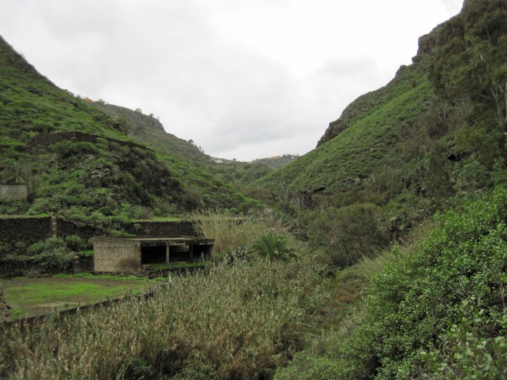 The end of the Barranco de Moya