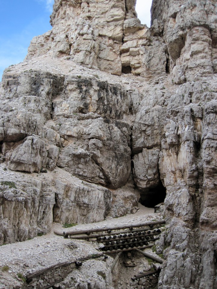 The route of the Sentiero de Luca / Innerkofler.