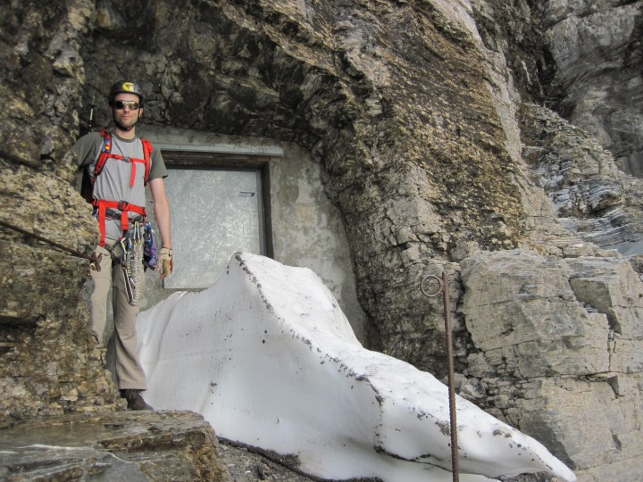 Me standing outside the former Rotstock Station.