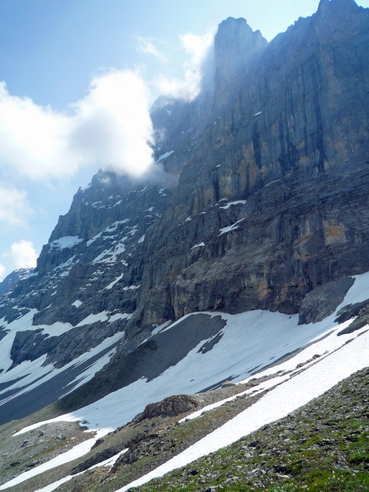 The Rotstock and Eiger Nordwand.