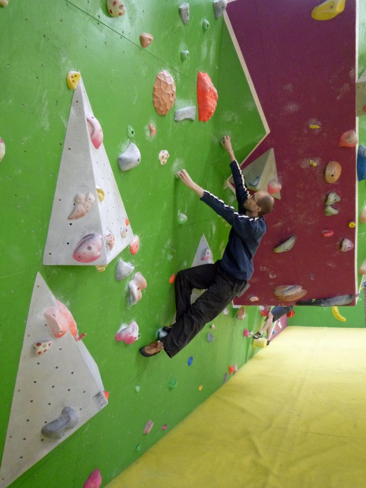 Me bouldering.