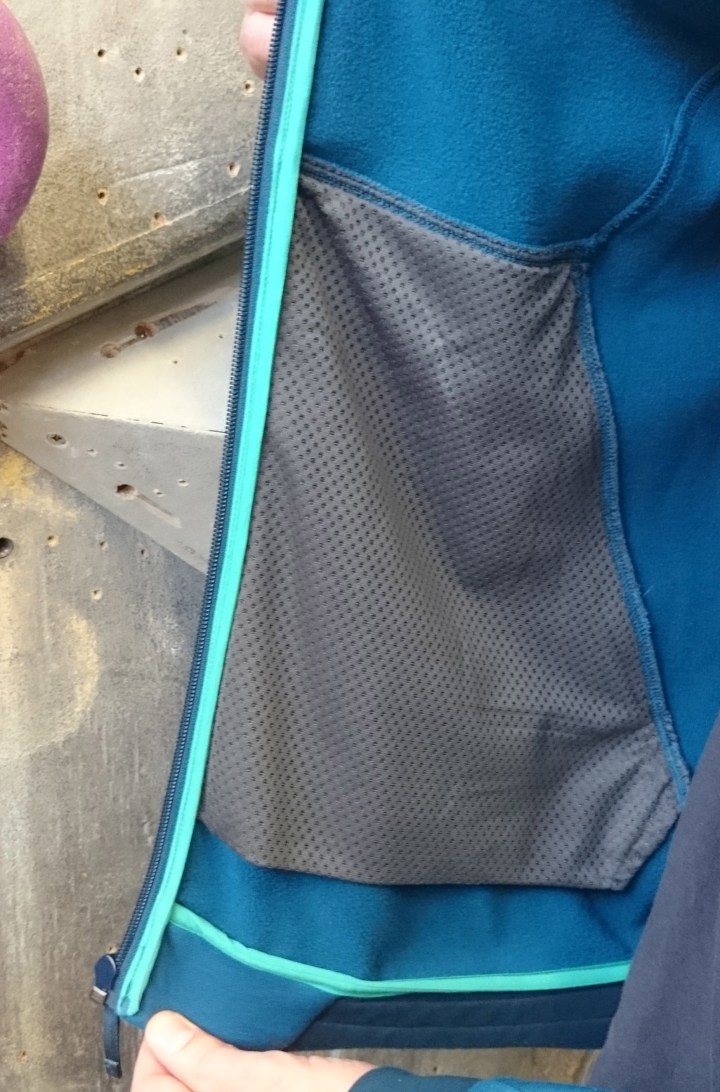 The inside of the Straibo Hoody.