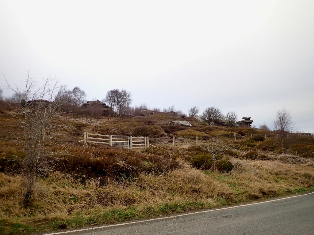 The Low Roof sector at Brimham Rocks.